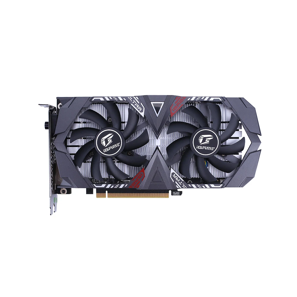 Красочная графическая карта iGame GeForce GTX 1650 SUPER Ultra OC 4G GDDR6 компьютерная игровая видеокарта