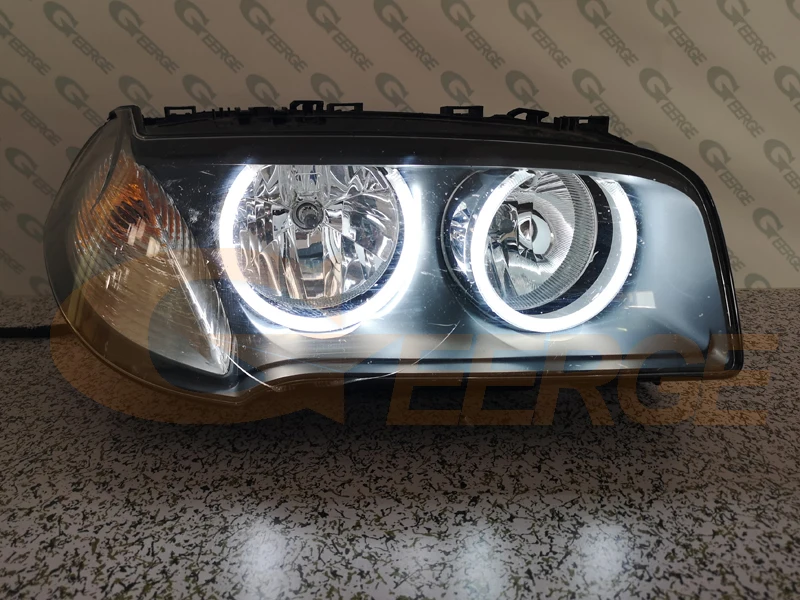 Для BMW E83 X3 facelift 2007 2008 2009 2010 галогенные фары отличное качество CCFL ангельские глазки