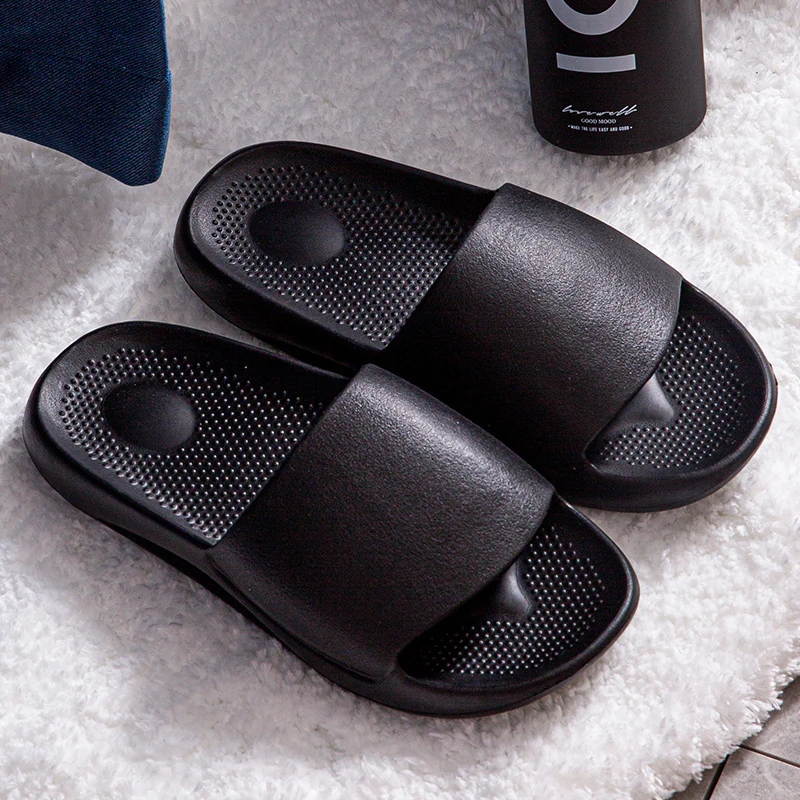 

2021 New Slippers Thick Non Slip Shoes Single Summer Indoor Bathroom For Boys And Girls