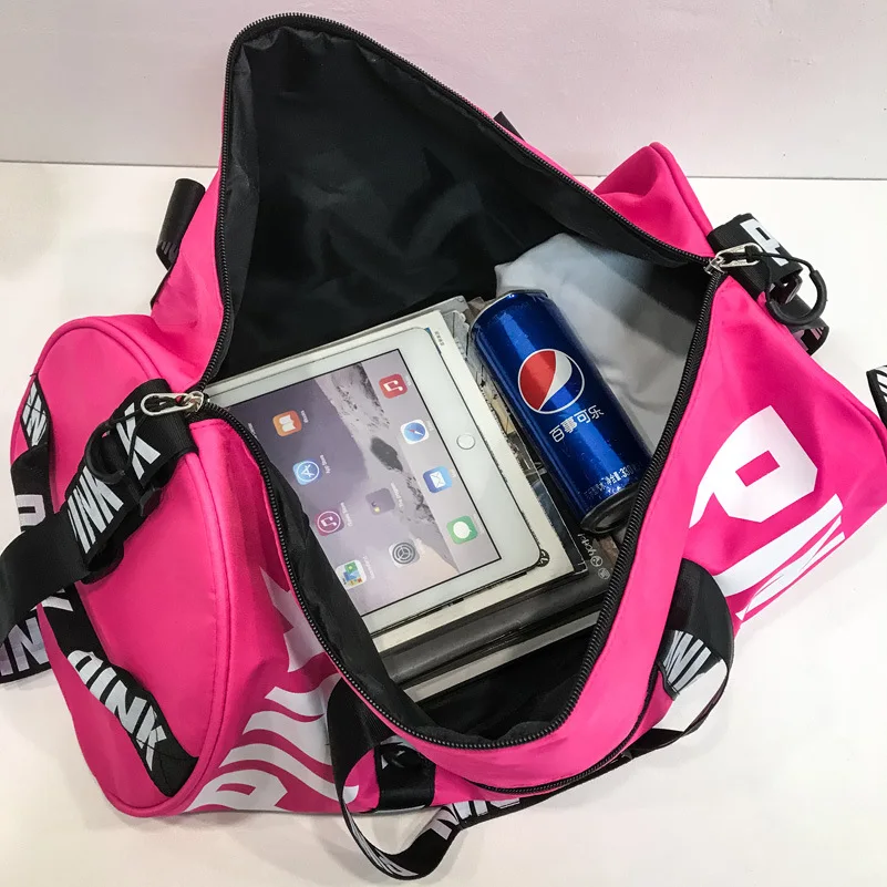 Sports gym bag women's hand-held Korean short-distance travel bag light travel bag fashion men's business travel sports gym bag