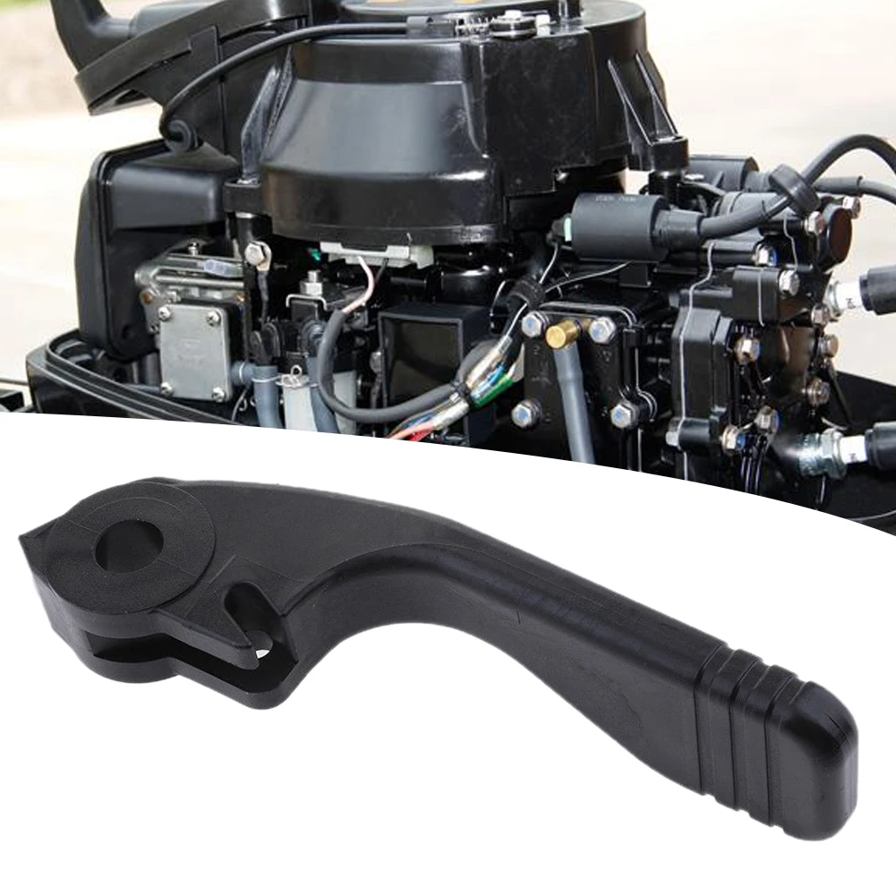 

Outdoor 2 Stroke Marine Gear Shift Lever Durable Outboard Engine Universal Plastic Boat Black For Yamaha 9.9HP 15HP 18HP