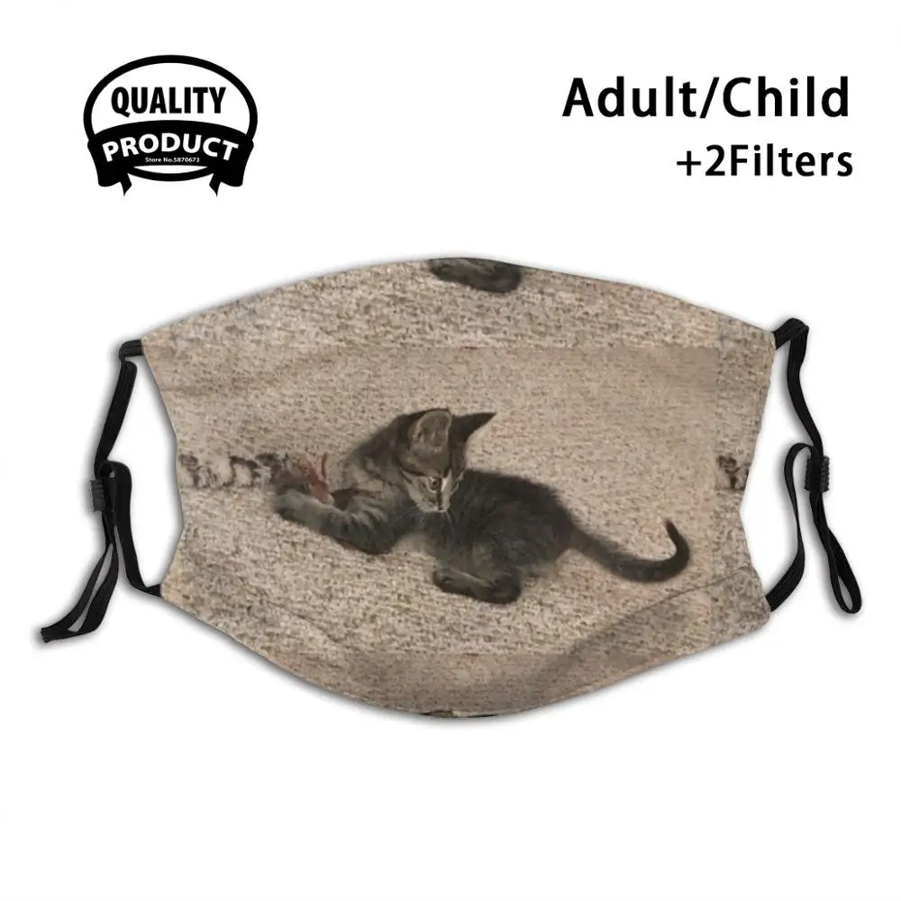 

Маска для малышей Tiny Hunter, многоразовая, с фильтром, пылезащитная