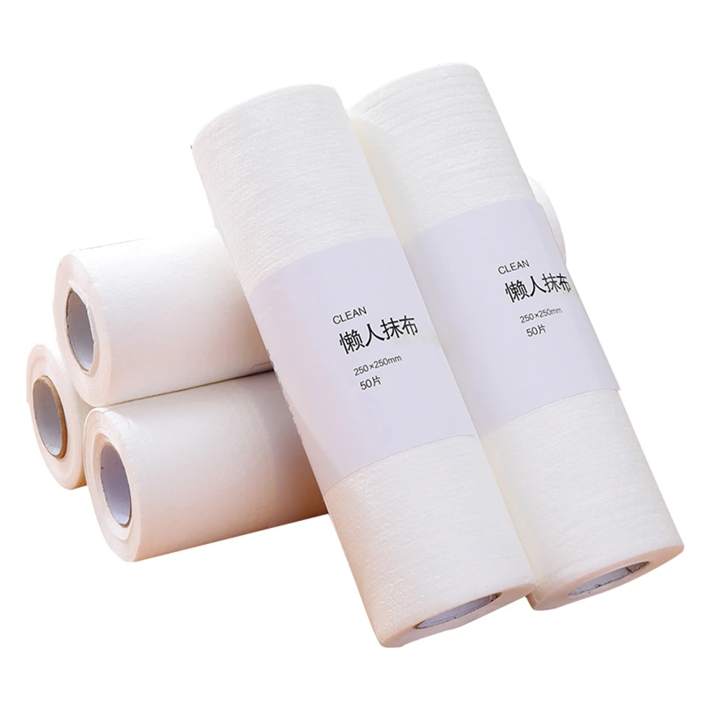 Кухонные бумажные полотенца нетканые бытовые Твердые салфетки одноразовое