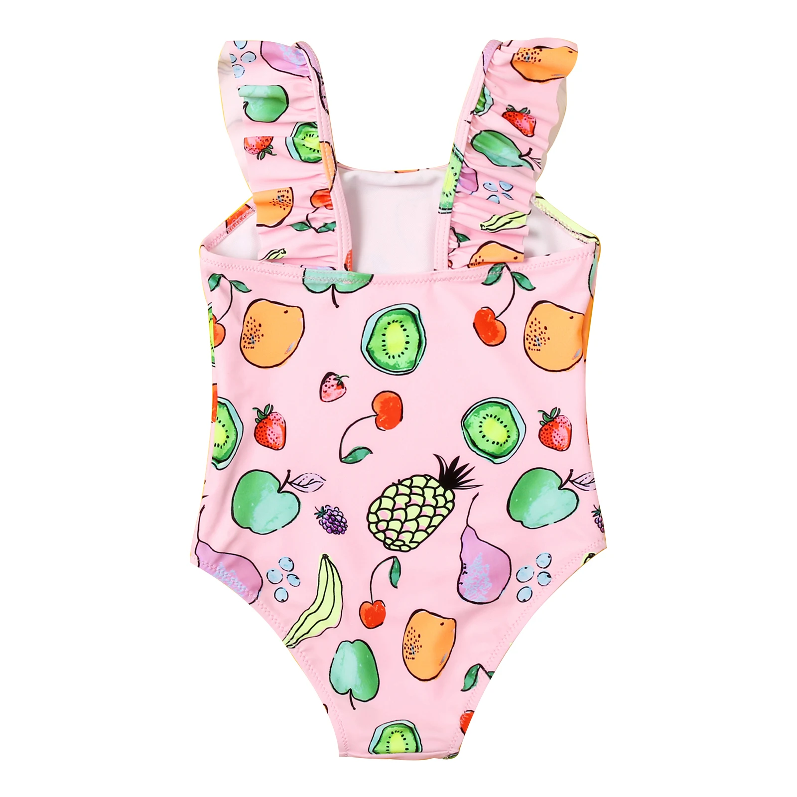 

The New Summer Kids Girls Fashion Fruit Print One-piece Swimsuit Stylish Bathing Suit for Children Girls