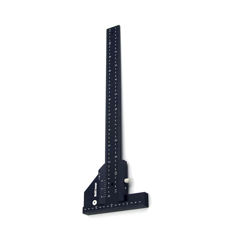 

Marking Ruler Ruler Woodworking 300mm Positioning Anti-rust Square Tool