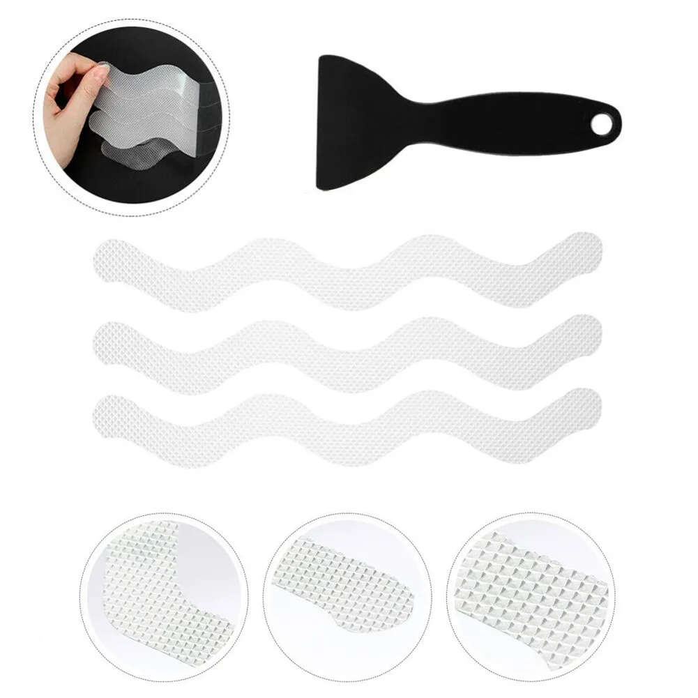 

Strips Pad Non-slip Stickers White 25 Piece Anti Slip Bath Grip Stickers