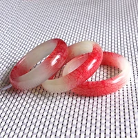 chinese natural chicken blood jade hand carved jade bracelet fashion boutique new jewelry women wide and thick bracelet jewelry