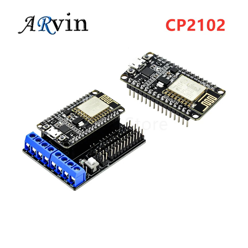Детали для разработки V3 CP2102 NodeMCU + Щит двигателя Wifi Esp8266 детали diy rc игрушечный пульт дистанционного управления Lua IoT smart car L293D