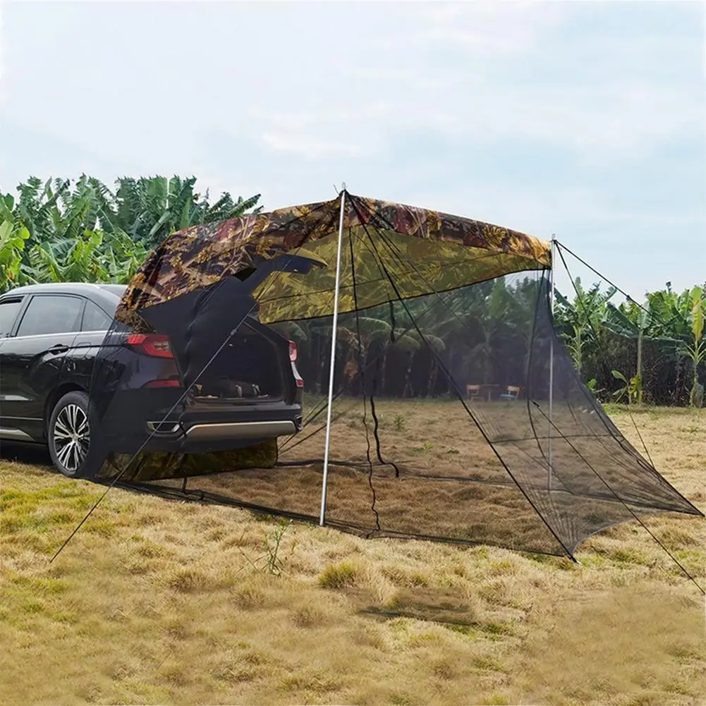 Car Rear Extension Sunshade Tent Vehicle Trunk Side Awning SUV Off-road Outdoor Canopy Camping | Спорт и развлечения