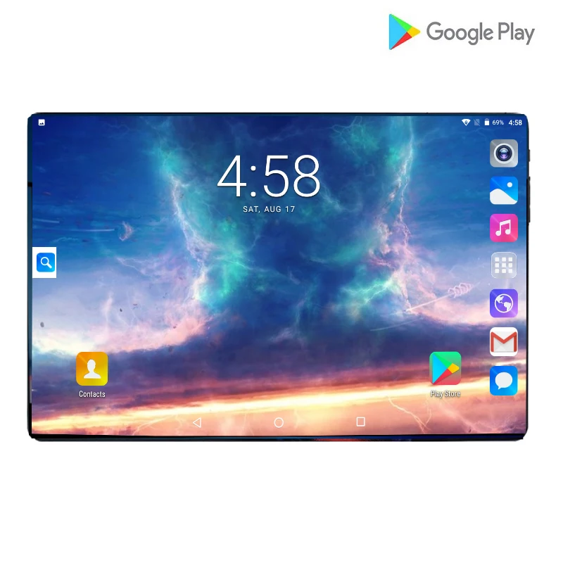 Google Android планшеты 10,1 дюймов 1280*800 ips стекло большой экран 8.0MP задняя камера Wifi 4G планшеты LTE Поддержка Русская клавиатура