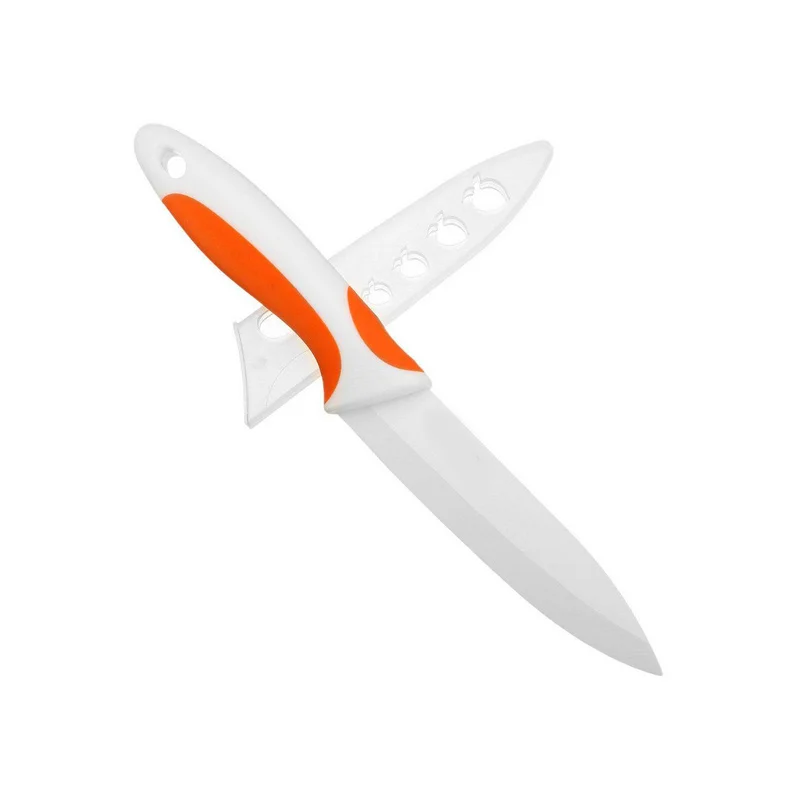 Кухонный нож с белой цветной ручкой для очистки овощей инструмент приготовления