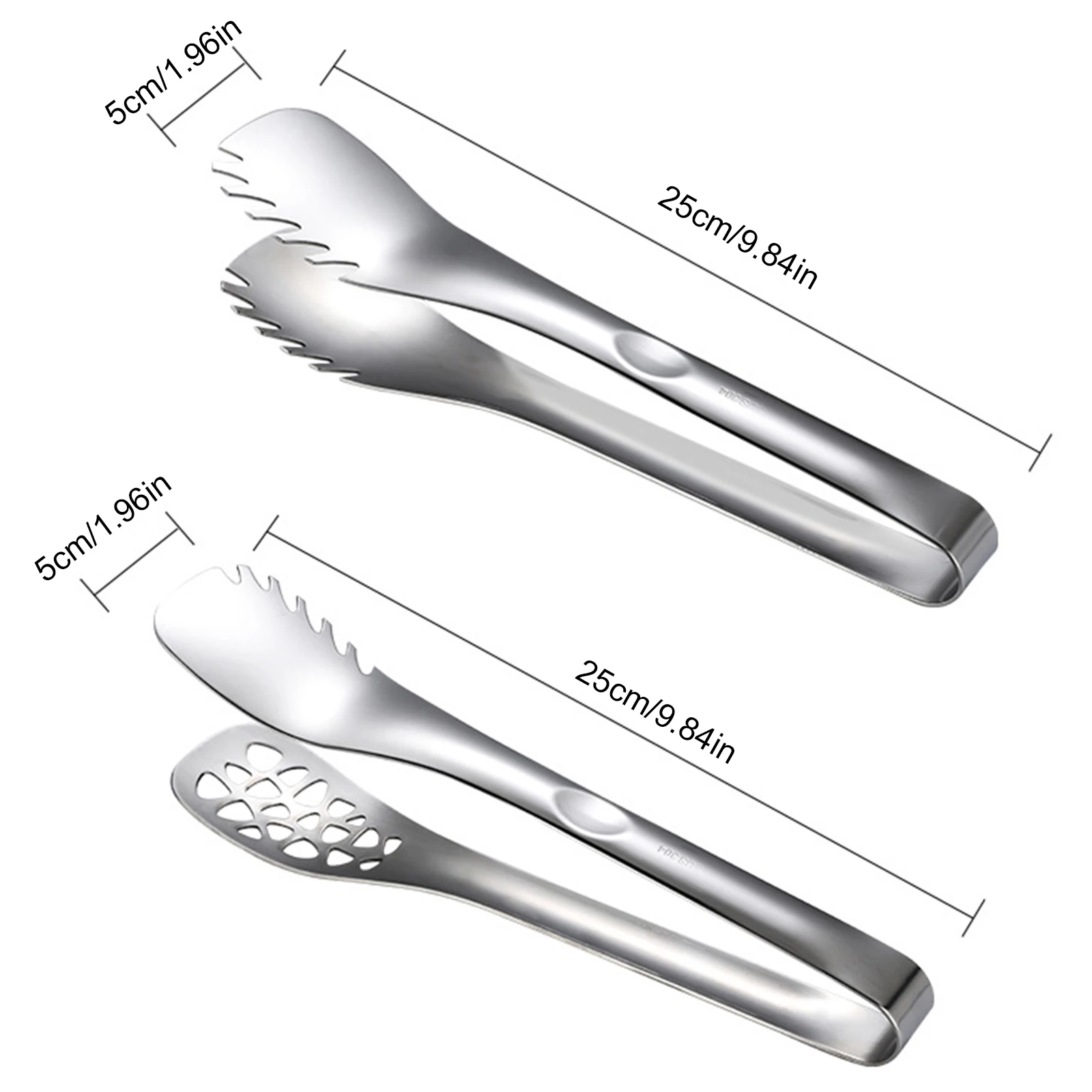 

1PC BBQ Grilling Tong Salad Cake Dessert Serving Food Tongs Stainless Steel Barbecue Clips Clamp Baking Food Kitchen Tool