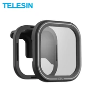 telesin polarizer cpl filter lens protector magnetic filter with mount for gopro hero 8 black action camera lens accessoreis