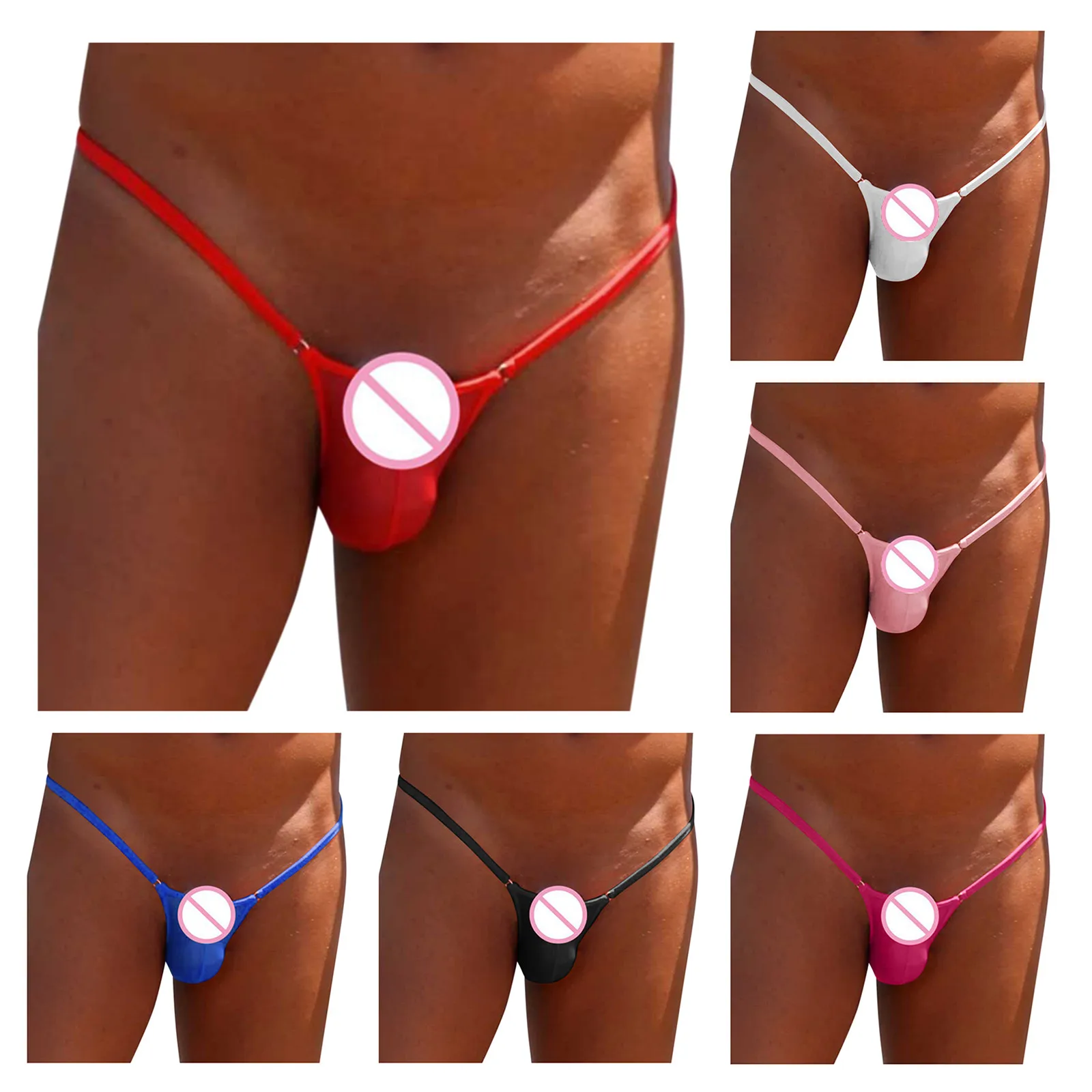 Мужские сексуальные кружевные прозрачные бриджи стринги танга нижнее белье