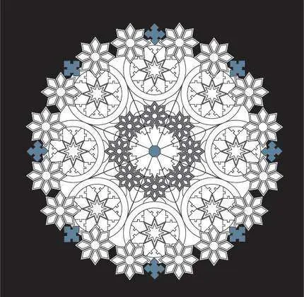 Волшебная Мандала звезды книжка раскраска для детей взрослых снятие стресса