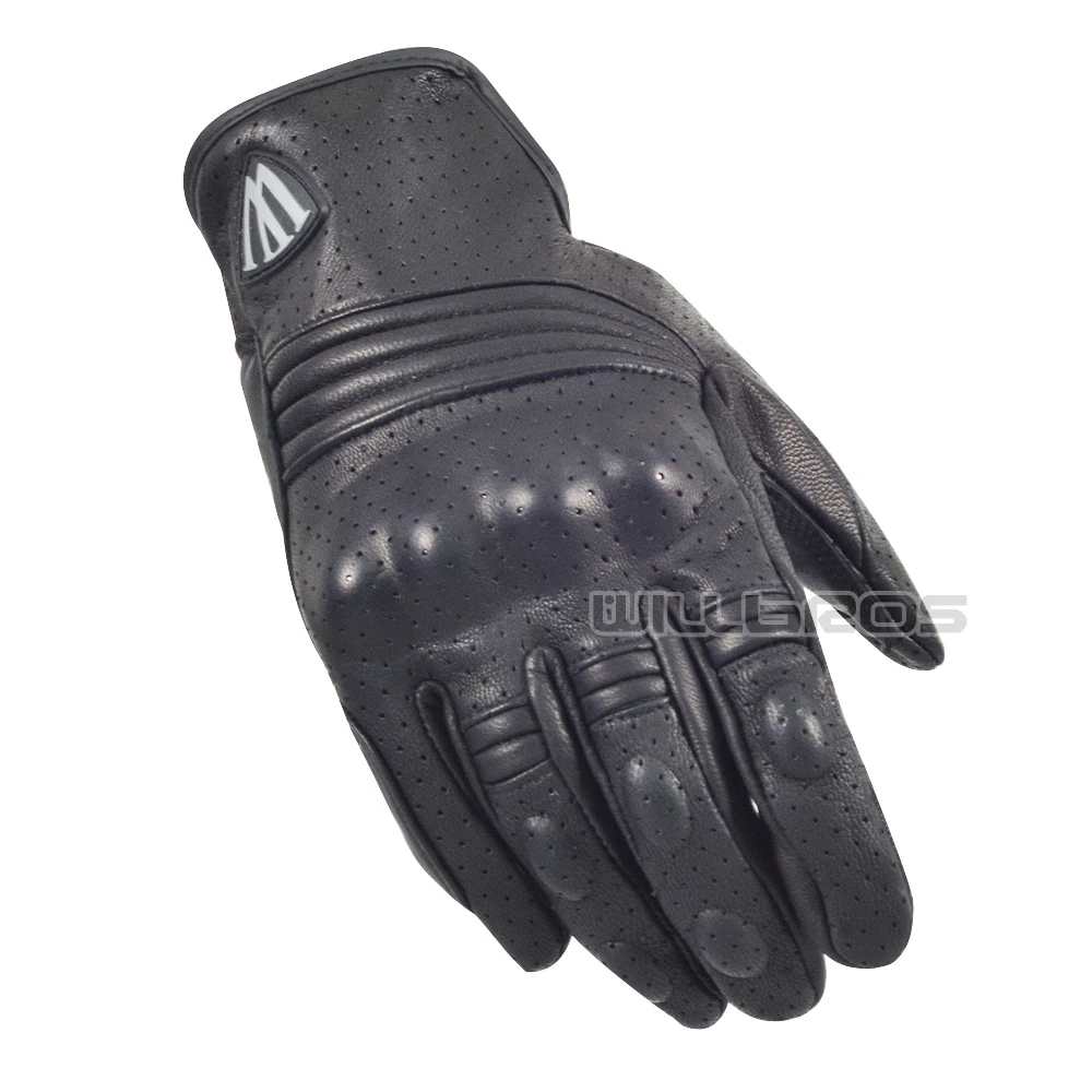 Перчатки Willbros из натуральной кожи перфорированные летние Мотоциклетные