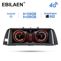 ebilaen android 11 0 car multimedia player for bmw 5 series f10 f11 2011 2016 cic nbt autoradio navigation 520i stereo gps 4g