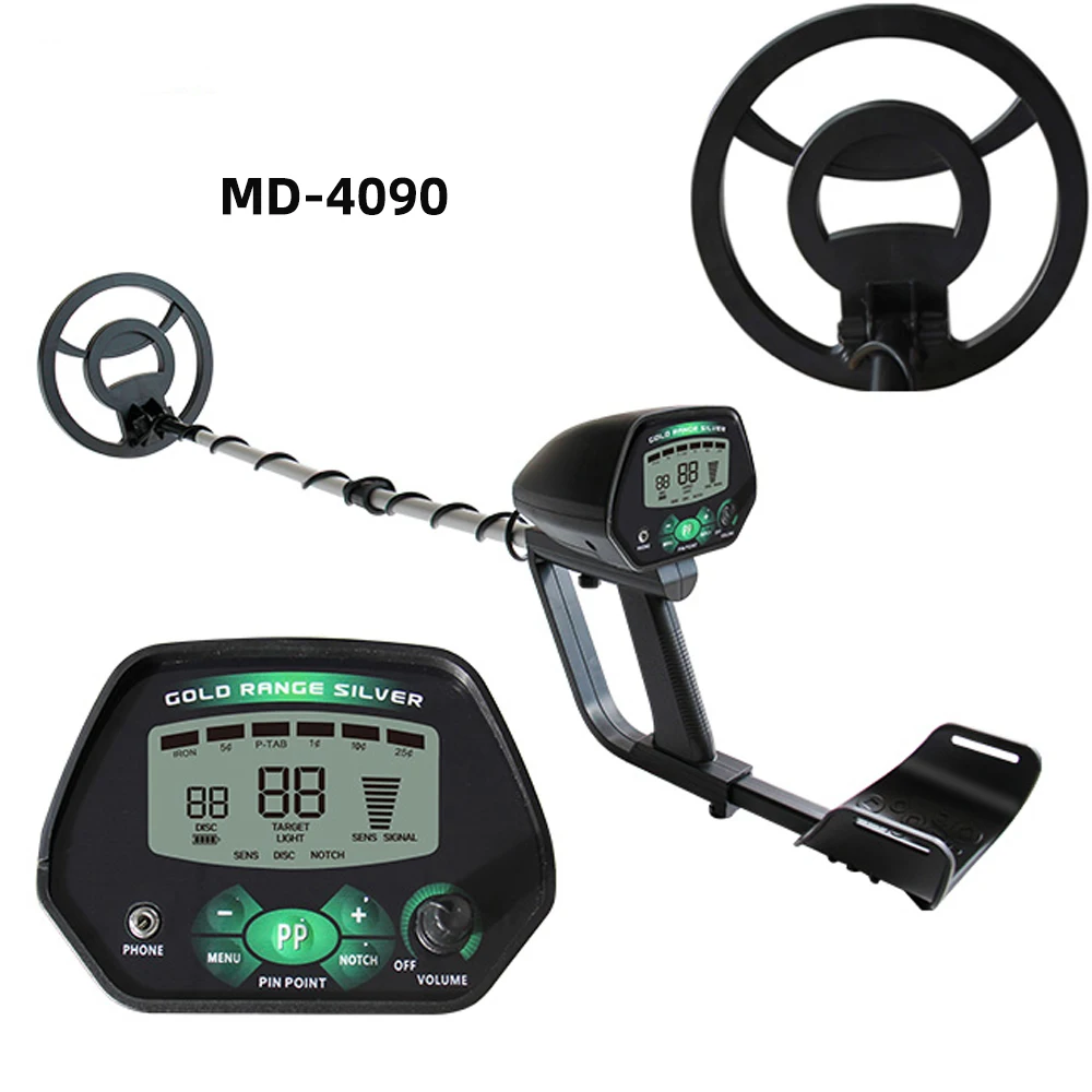 

Upgrade Professional Underground Wire Iron Metal Gold Detector MD 4030 Adjustable Tracker Sensitivity for Treasure Search MD3028