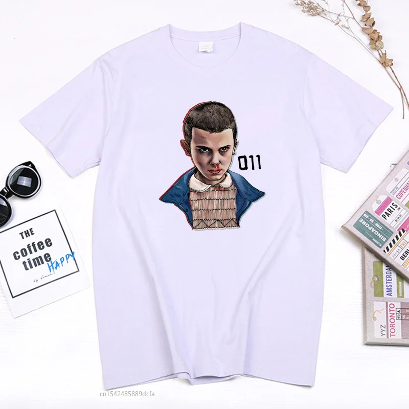 

New Style Stranger Things T Shirt Women Kawaii Cartoon Funny Upside Down Eleven Harajuku Ropa Mujer Summer Clothing