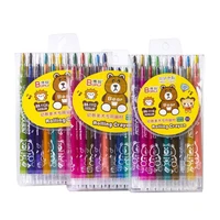 121824 colors water soluble silky oil pastel stick rotary crayon children painting graffiti pens art supplies 2021 new