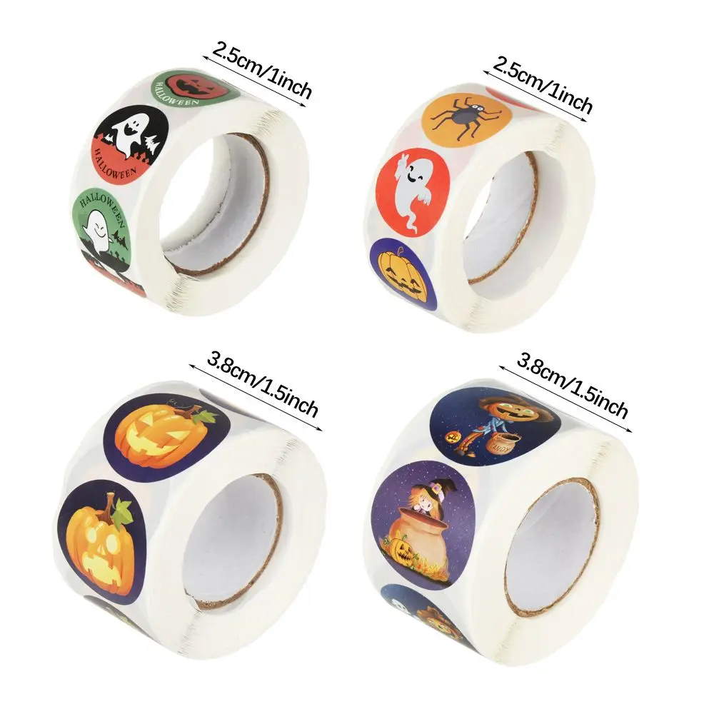 500 шт./рулон этикетки для украшения Хэллоуин | Дом и сад
