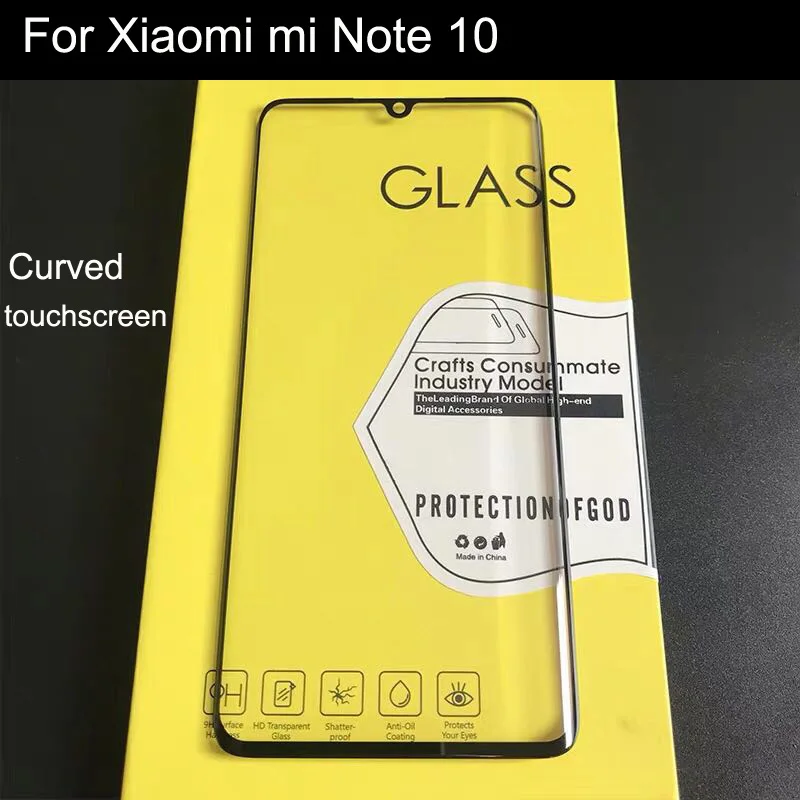 Для Xiaomi mi Note 10 переднее внешнее стекло объектив сенсорная панель экран ЖК изогнутое стекло сенсорный экран для Xiaomi mi Note10 дигитайзер Запчасти
