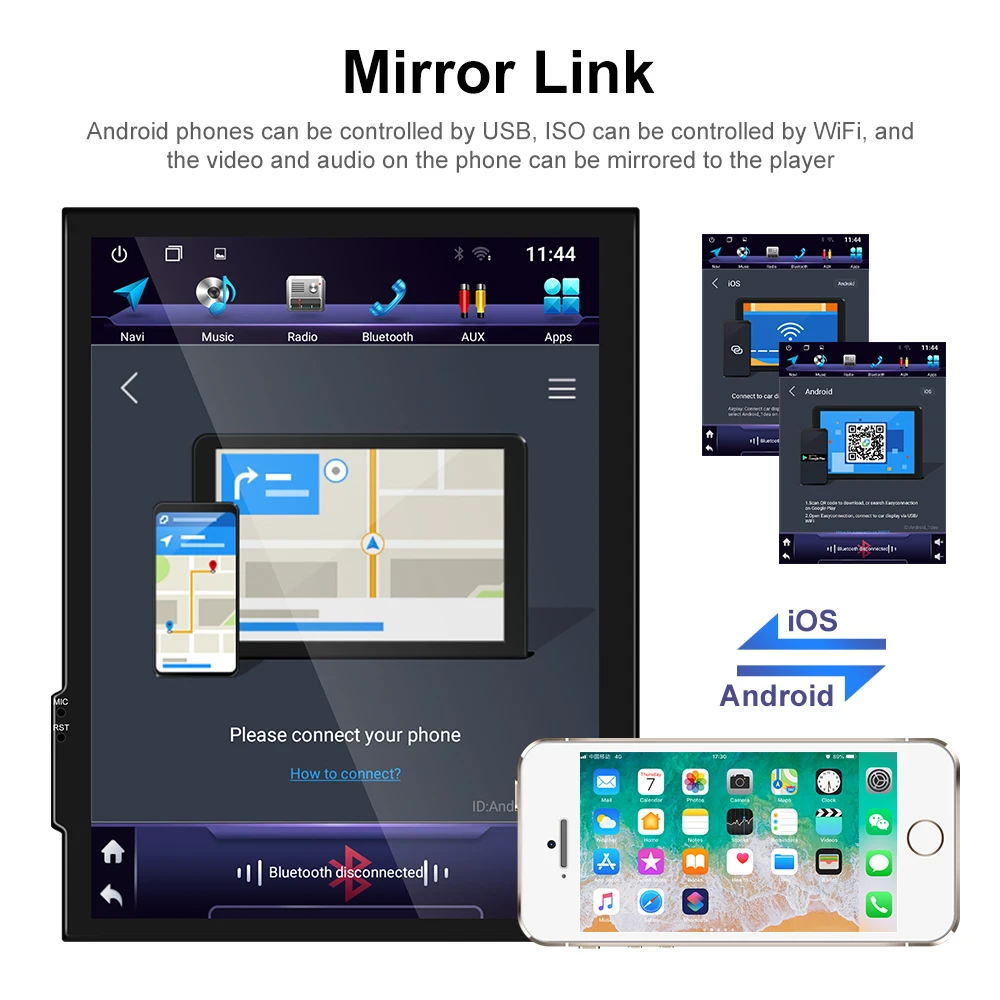 

Podofo Car Multimedia Player 2 Din Android GPS Autoradio 12.1 Inch Universal Stereo Receiver Support OBD For Hyundai Toyota KIA