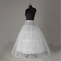 cheap new white 3 hoop 1 layer for bride wedding dress bridal crinoline petticoats a line wedding accessories vestido de noiva