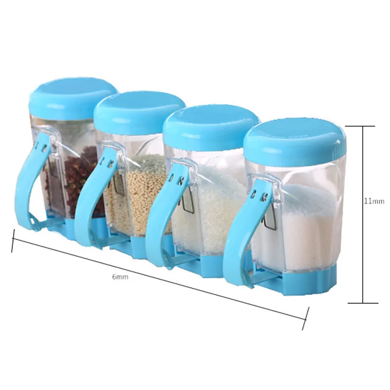 PS ABS новая банка для приправ кухонная утварь бутылка емкость специй солонка