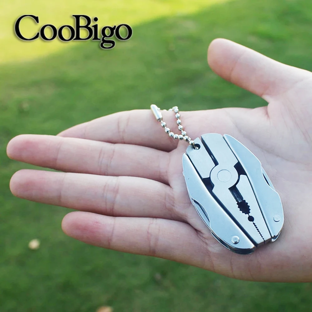 Складные многофункциональные мини плоскогубцы инструмент из нержавеющей стали