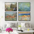 Водяные лилии от Monet плакаты и печать винтажный пейзаж холст картина украшение спальни настенные художественные картины для гостиной