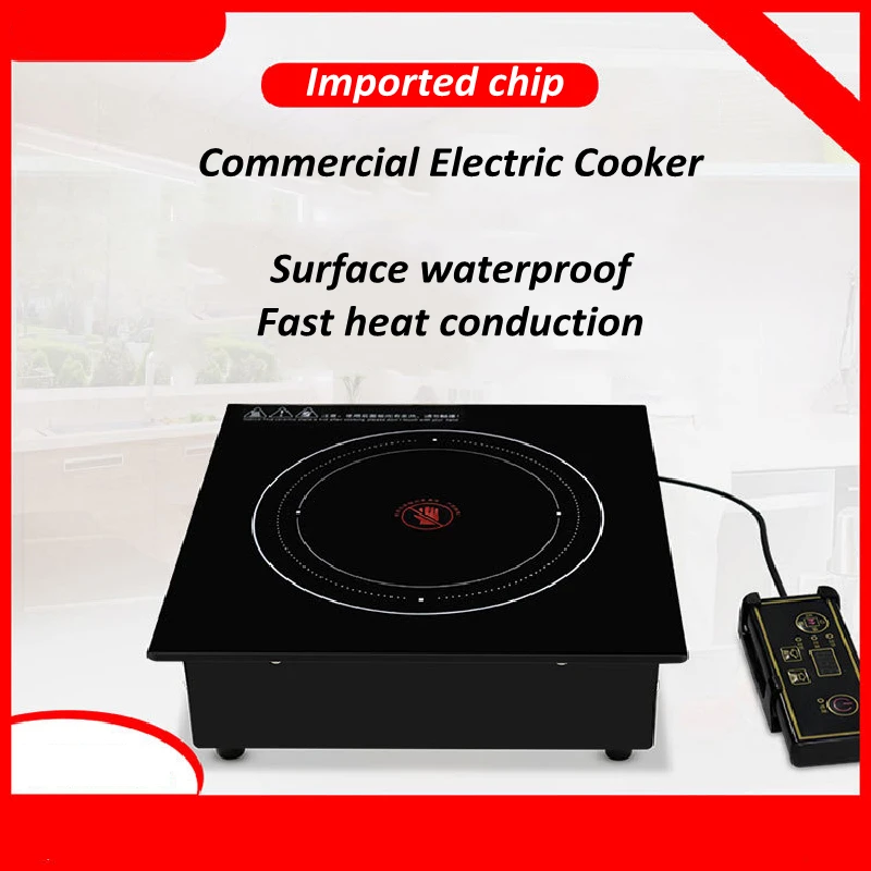 

Commercial Big Firepower Radiant-cooker Embedded Hot Pot Electromagnetic Furnace Stir Fry Vegetables No Open Fire