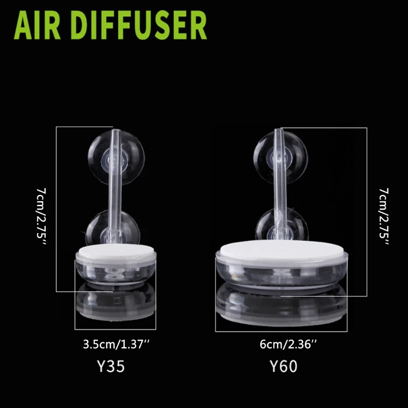 

Air Stone for Aquariums Hydroponics Fish Pond Tank Air Pump Bubbler Diffuser 85DB