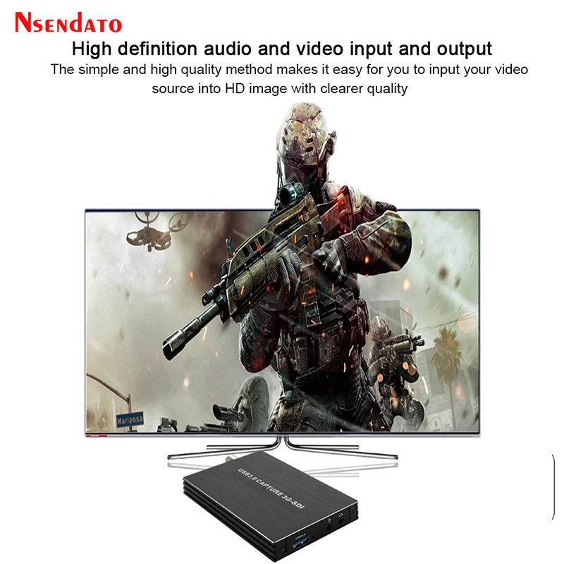 Устройство видеозахвата USB 1080 SDI HD 60fps устройство захвата карт для фото-и