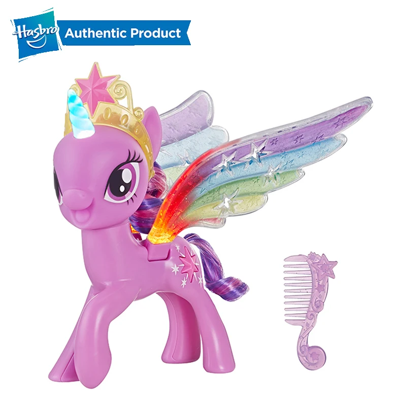Hasbro мой маленький пони Радуга крылья Твайлайт сверкающий фигурка с огнями и