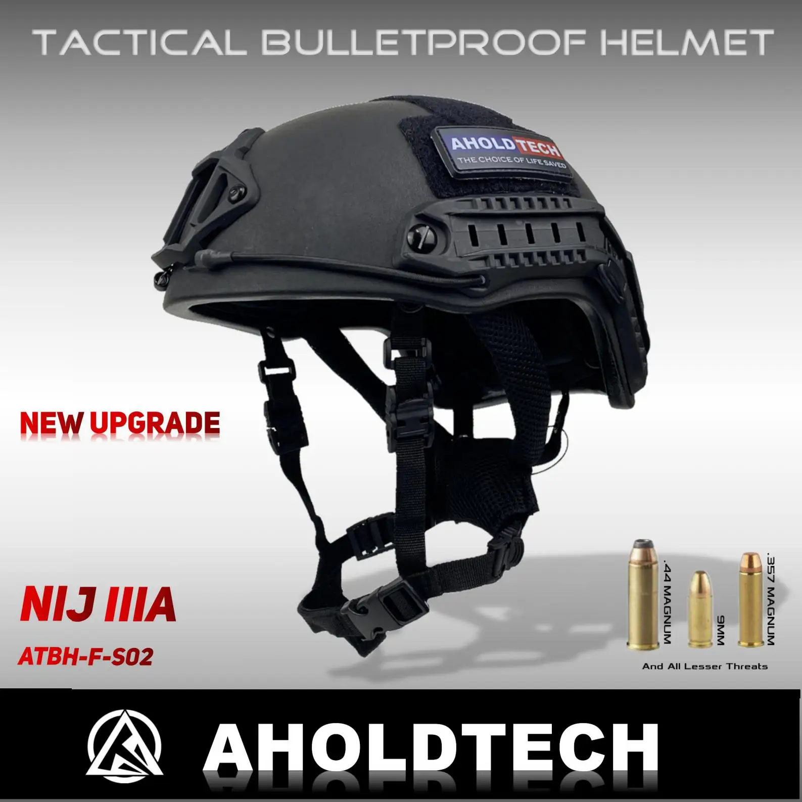 

AHOLDTECH S02 Lightweight NIJ IIIA 3A FAST High Cut CAM FIT Dial EPIC Liner Bulletproof Ballistic Tactical Army Military Helmet