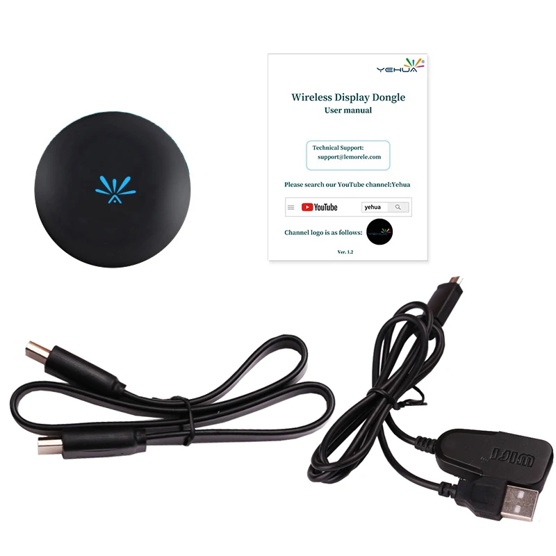 

Wireless WiFi Display Dongle HD TV Screen Mirroring Video Adapter for IPhone IOS Android Cast Phone To HDTV Monitor Projector