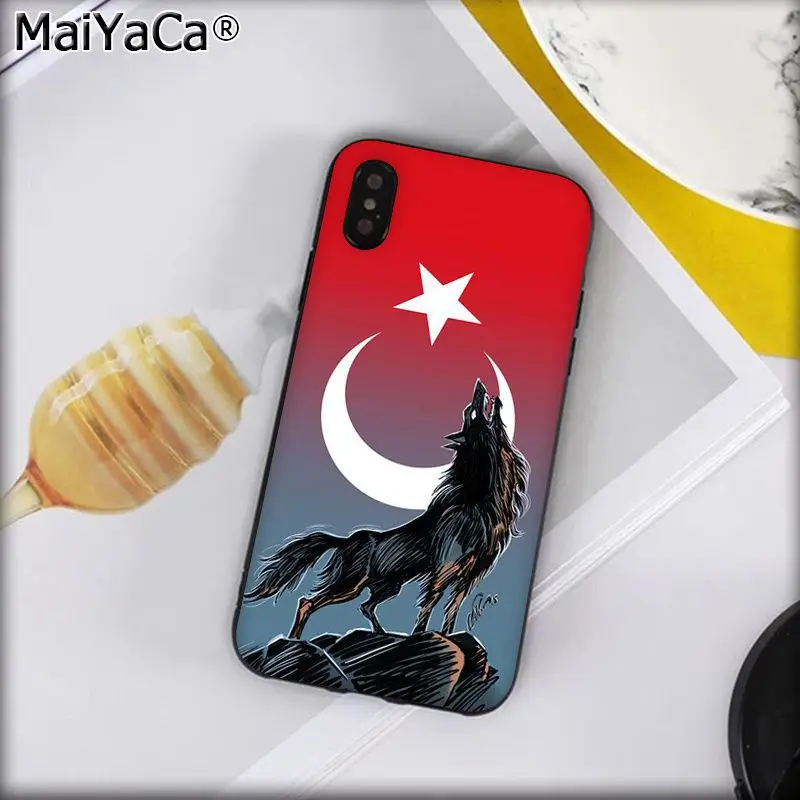 Чехол для телефона MaiYaCa с флагом Турции, Анталия, Мустафа, Кемаль, Ататюрк, ТПУ для iphone 11 pro 8 7 66S Plus X XS MAX 5s SE XR
