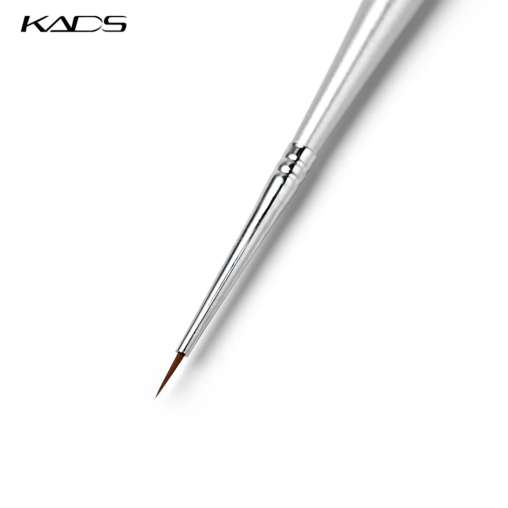 Серебряная ручка для подводки ногтей 3 шт./компл. профессиональная дизайна