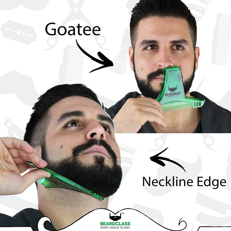 Новые триммеры для бороды и волос щетка бритья инструменты мужчин гибкая