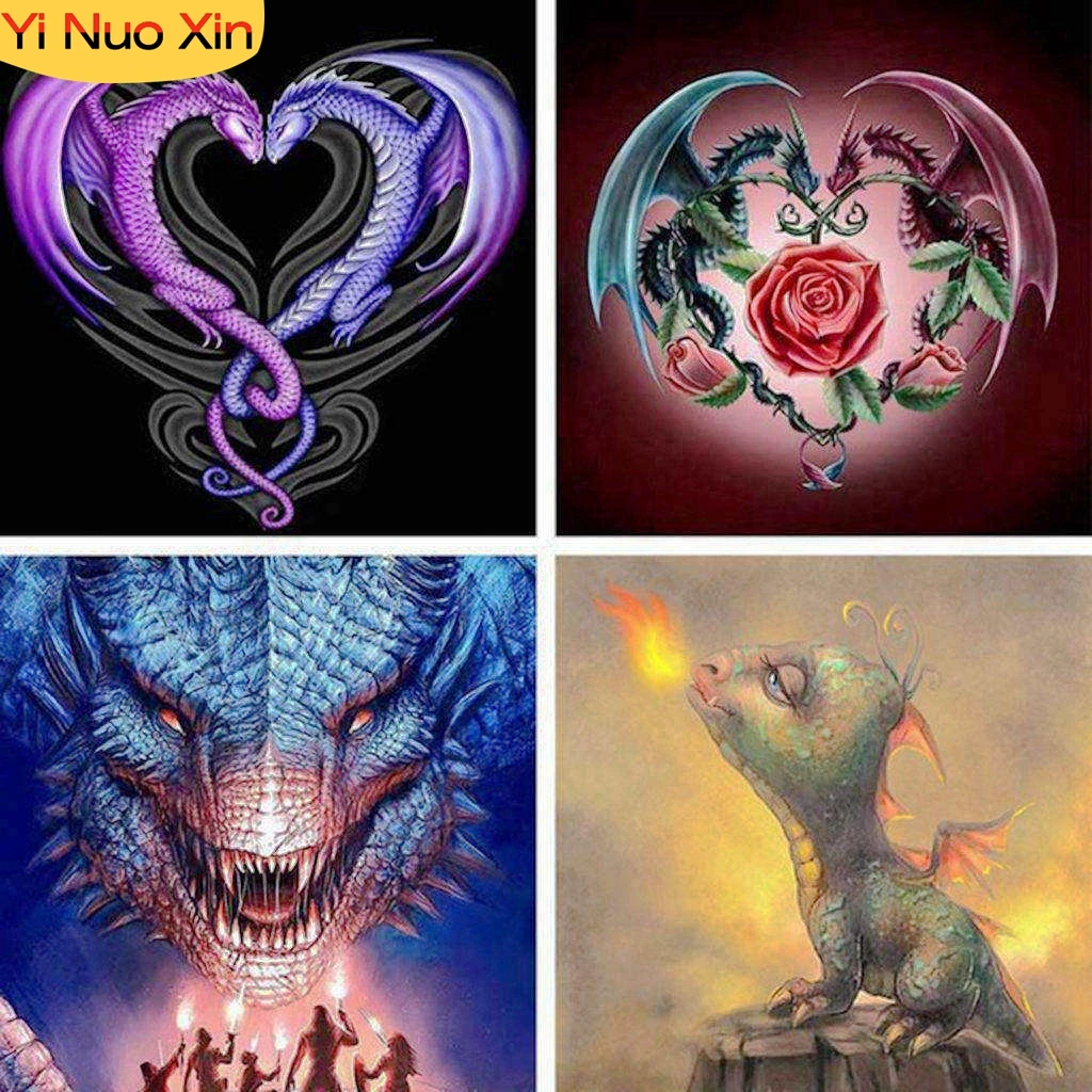 

5D DIY Handmade Diamond Painting Cross-Stitch Solid Diamond "Animal Cartoon"Embroidered Mosaics Strass Art Photo Home Decor Gift