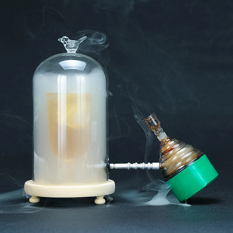 Smoke Bubble Maker Electronic Smoked Scent Molecular Cocktail Cooking Barrel Tool Bar Wine Item | Дом и сад