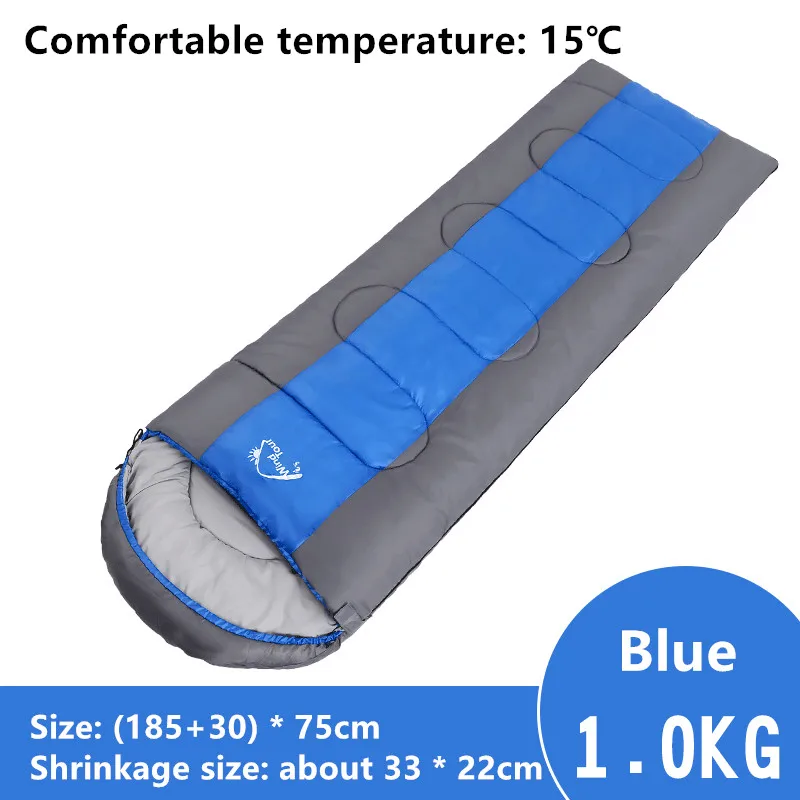 Легкий теплый и холодный уличный спальный мешок водонепроницаемое снаряжение