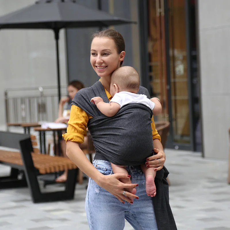 

Striped Ergonomic Baby Carrier Baby Sling Children'S Backpacks Breathable Elastic Baby Wrap Comfort Baby Bags Baby Accessories