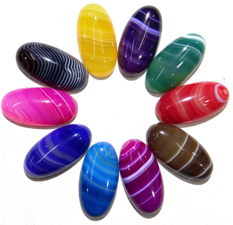 Подвеска кабошон тигровый глаз 30 х15 мм|Подвески| |