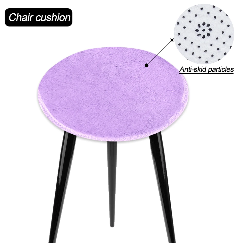 2 шт Горячий круглый ковер 40 см противоскользящая подушка для спального стула