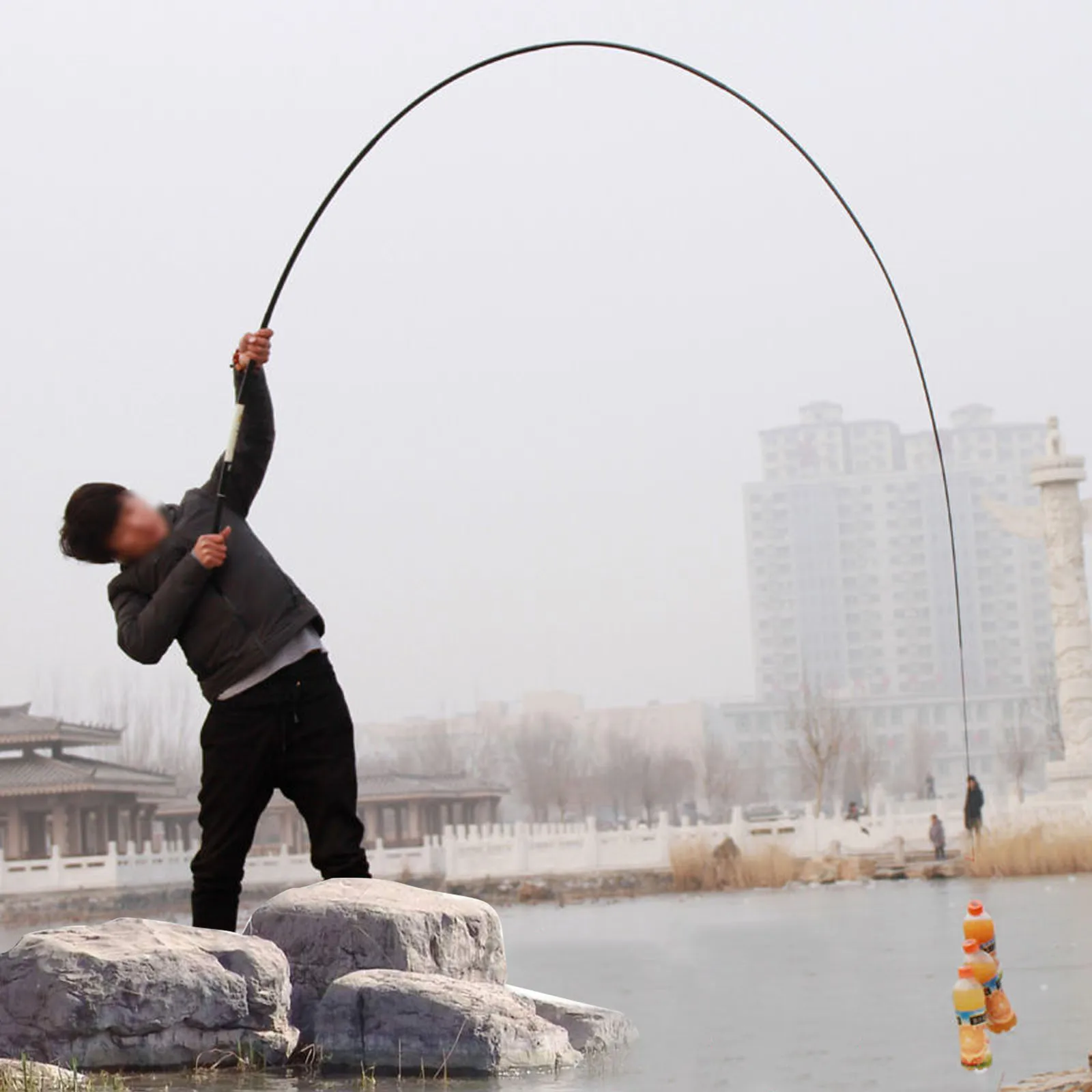 

Телескопическая рыболовная удочка 2,7-7,2 м, портативное спиннинговое литая удочка для морской рыбалки, удочка для ловли карпа, рыболовные сна...