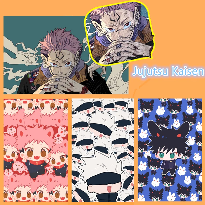 

Anime Jujutsu Kaisen Itadori Yuji Fushiguro Megumi Kugisaki Nobara Gojo Satoru Inumaki Toge Ryomen Sukuna Cosplay FlannelBlanket