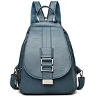 Женский рюкзак 3 в 1 из натуральной кожи, повседневная нагрудная сумка, дорожный Дамский рюкзак, школьные портфели для девочек