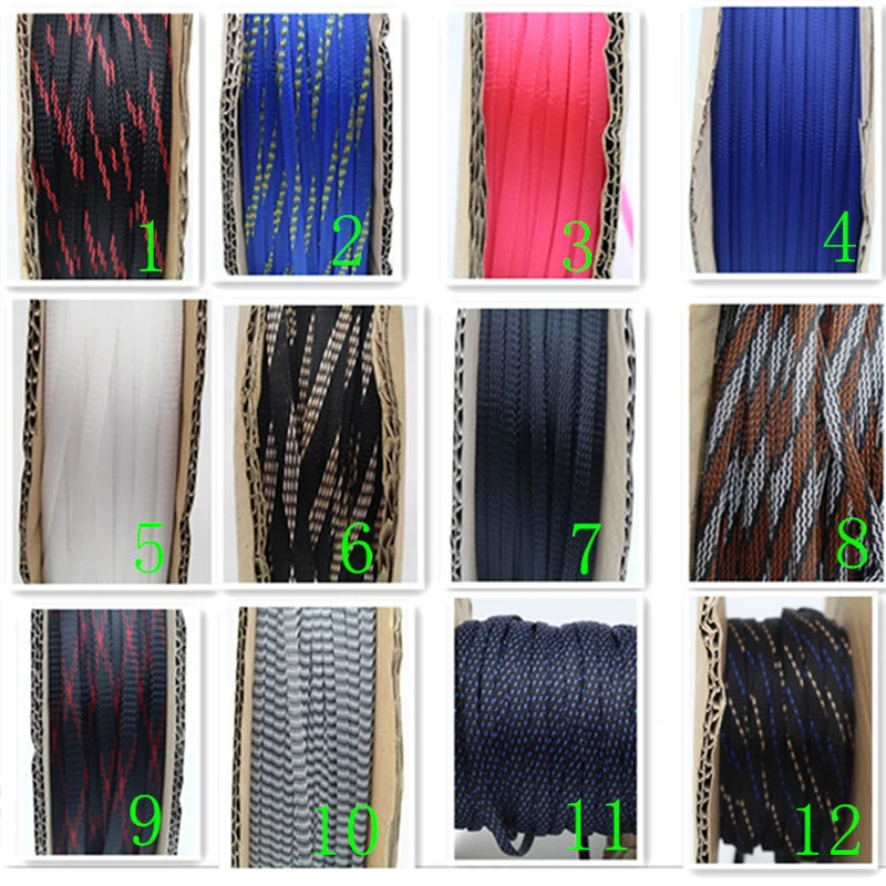 Hifi кабель провод рукав Экранирование обшивка Авто запряжение нейлоновая оплетка